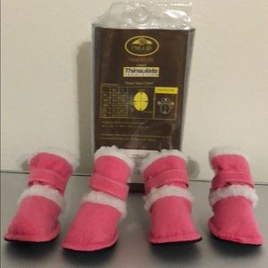 New !Pet life pink boots
